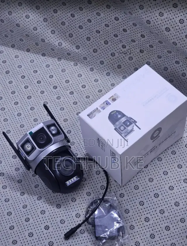 Dual Lenses Electric 360 Degrees Sim Card CCTV Camera