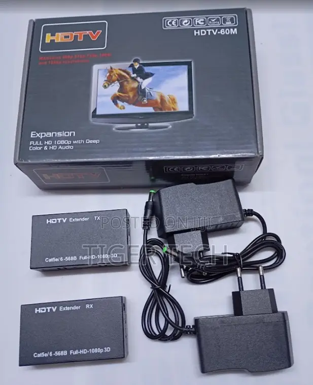 HDTV-60m Hdmi Extender Kit Transmitter (Tx)$Receiver (Rx)