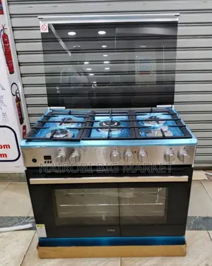 Haier 60*90 5gas Standing Cooker With Electric Oven and Wok Burner