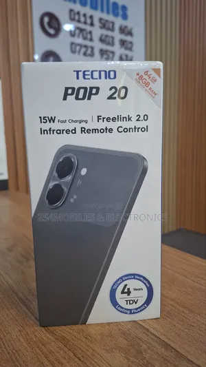 New Tecno Pop 20 64 GB Black