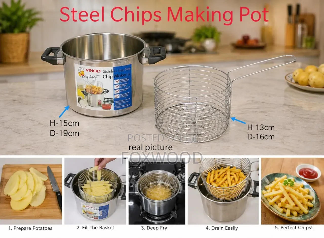 Steel Chips Making Pot