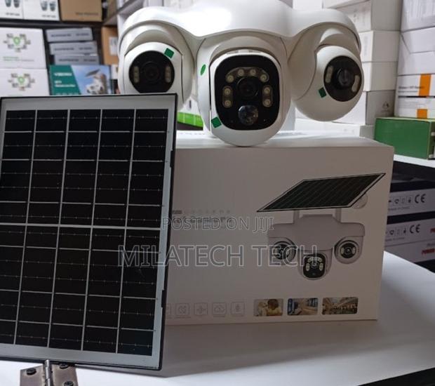 V380 Triple Lens Sim Card Cctv Camera