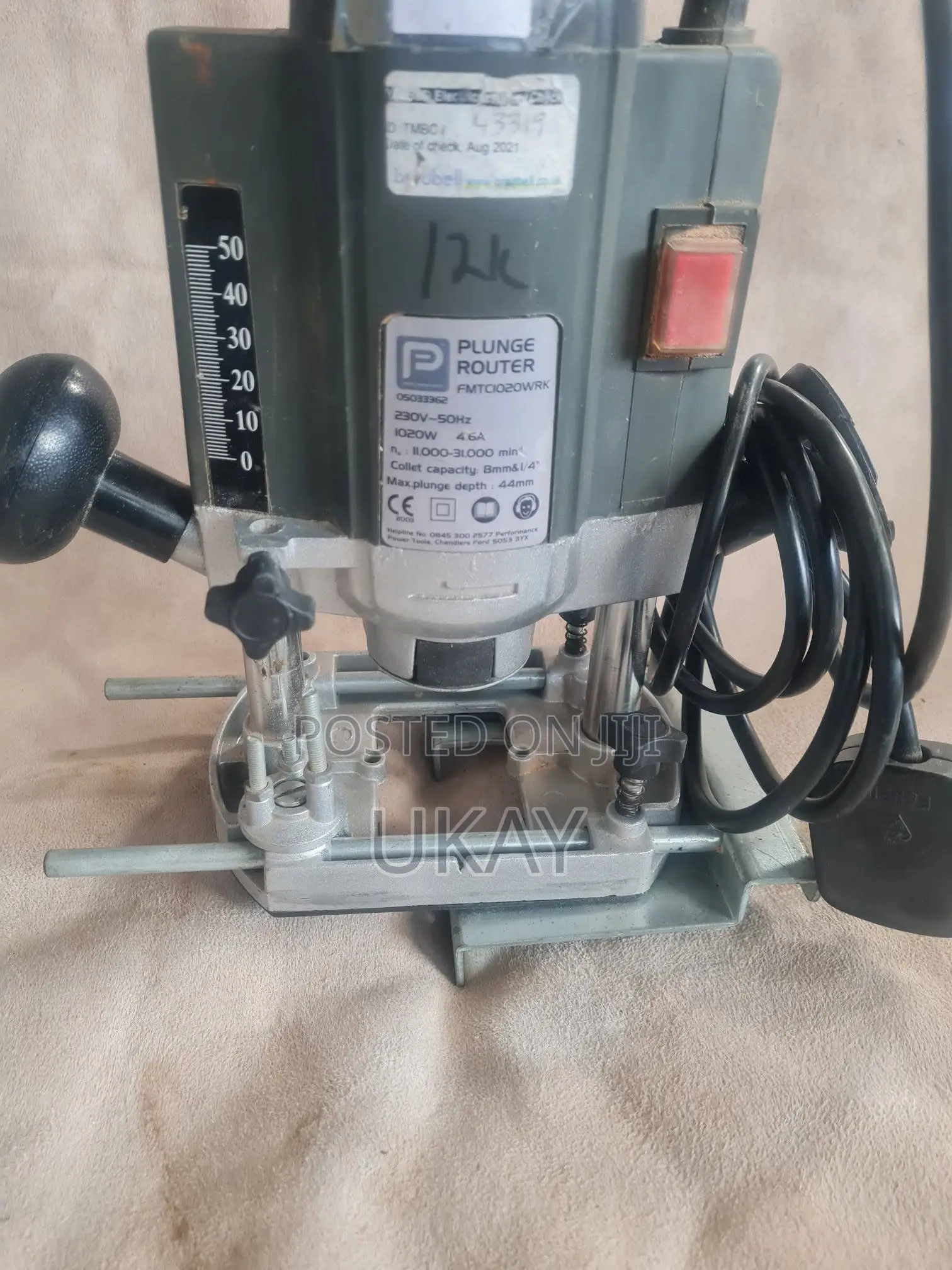 Performance Power Plunge Router.