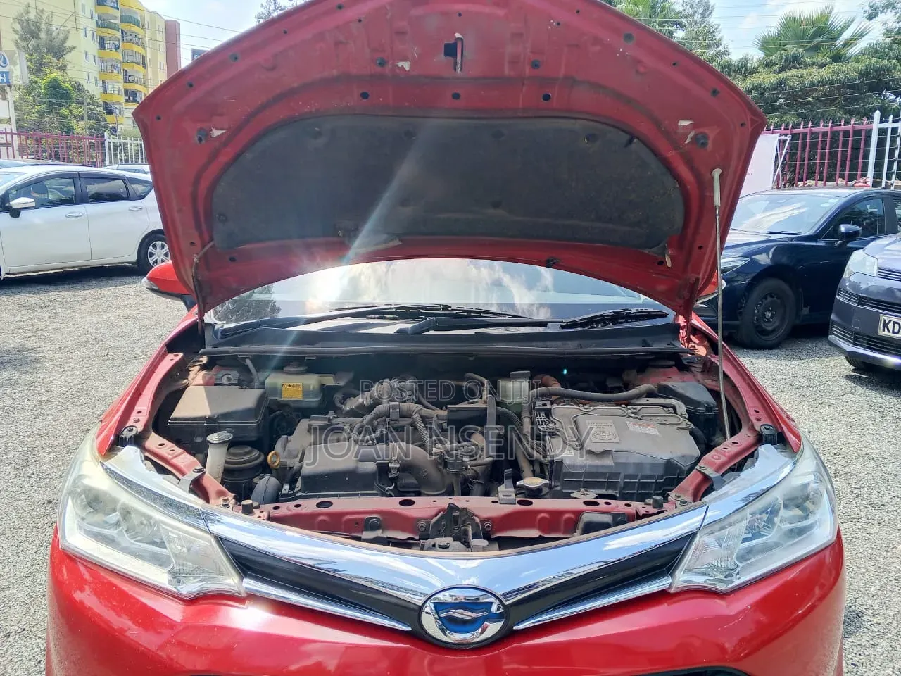 Toyota Corolla Fielder 2015 Red