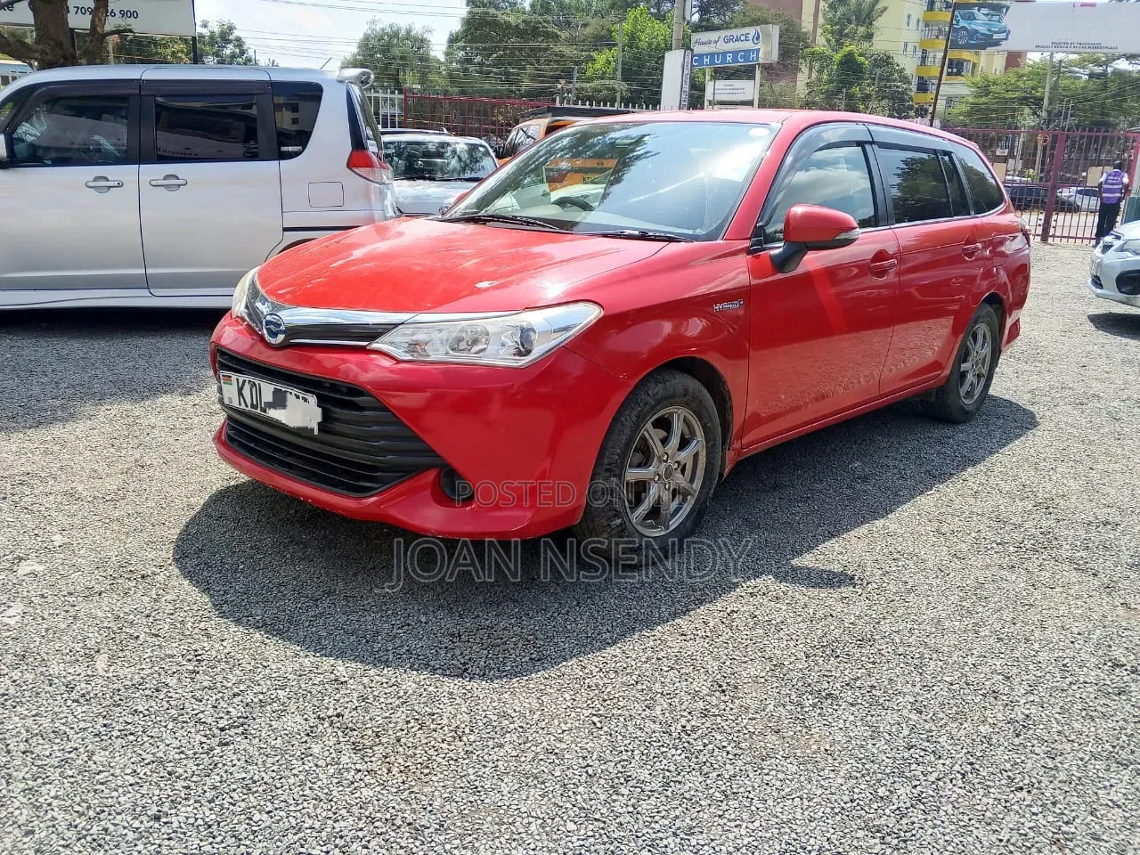 Toyota Corolla Fielder 2015 Red