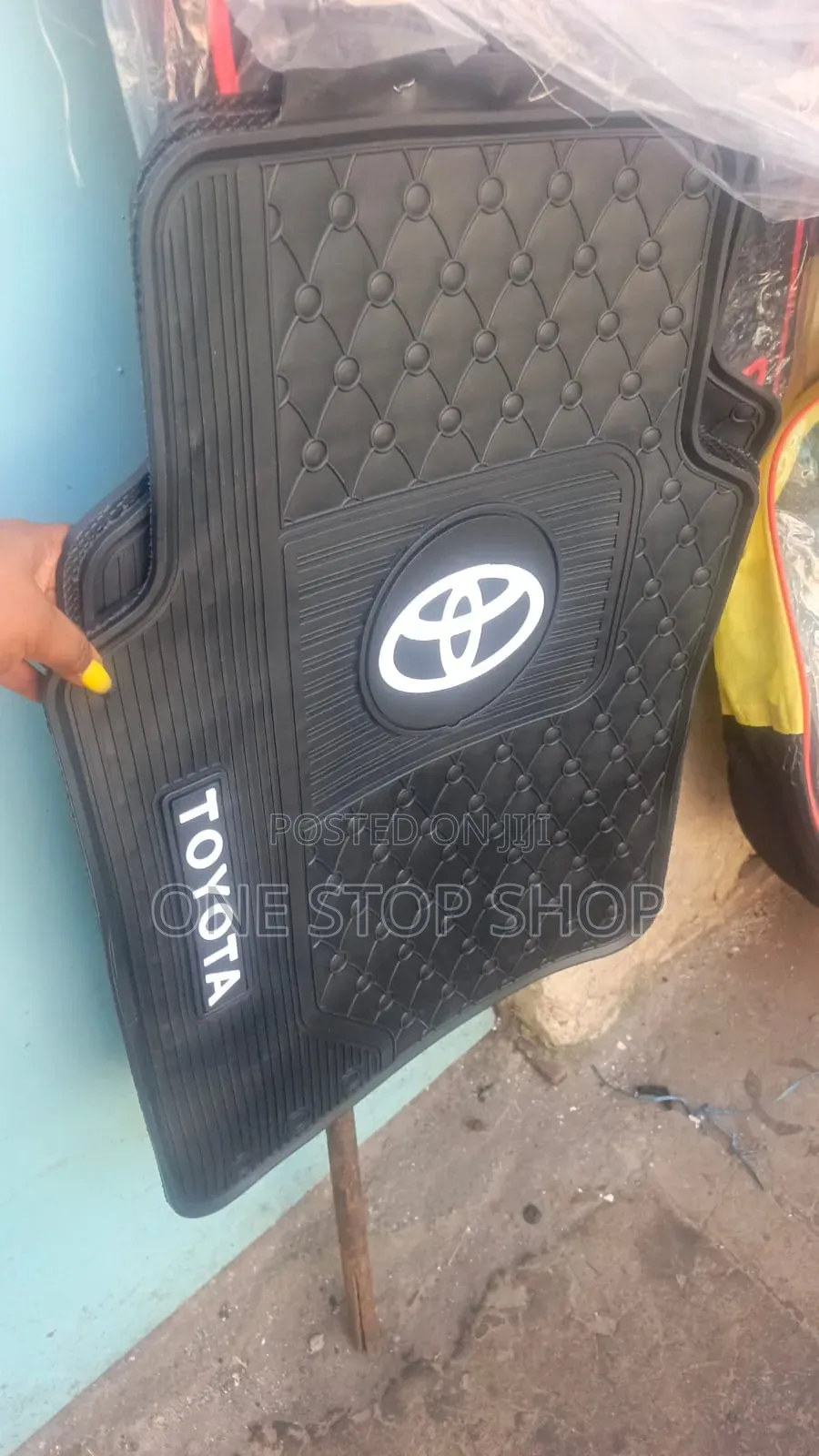 Toyota Floor Mats in White or Red Logo