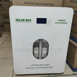 Solarmax 7.68kwh - 25.6v (300ah) Lifepo4 Lithium Ion Solar Battery