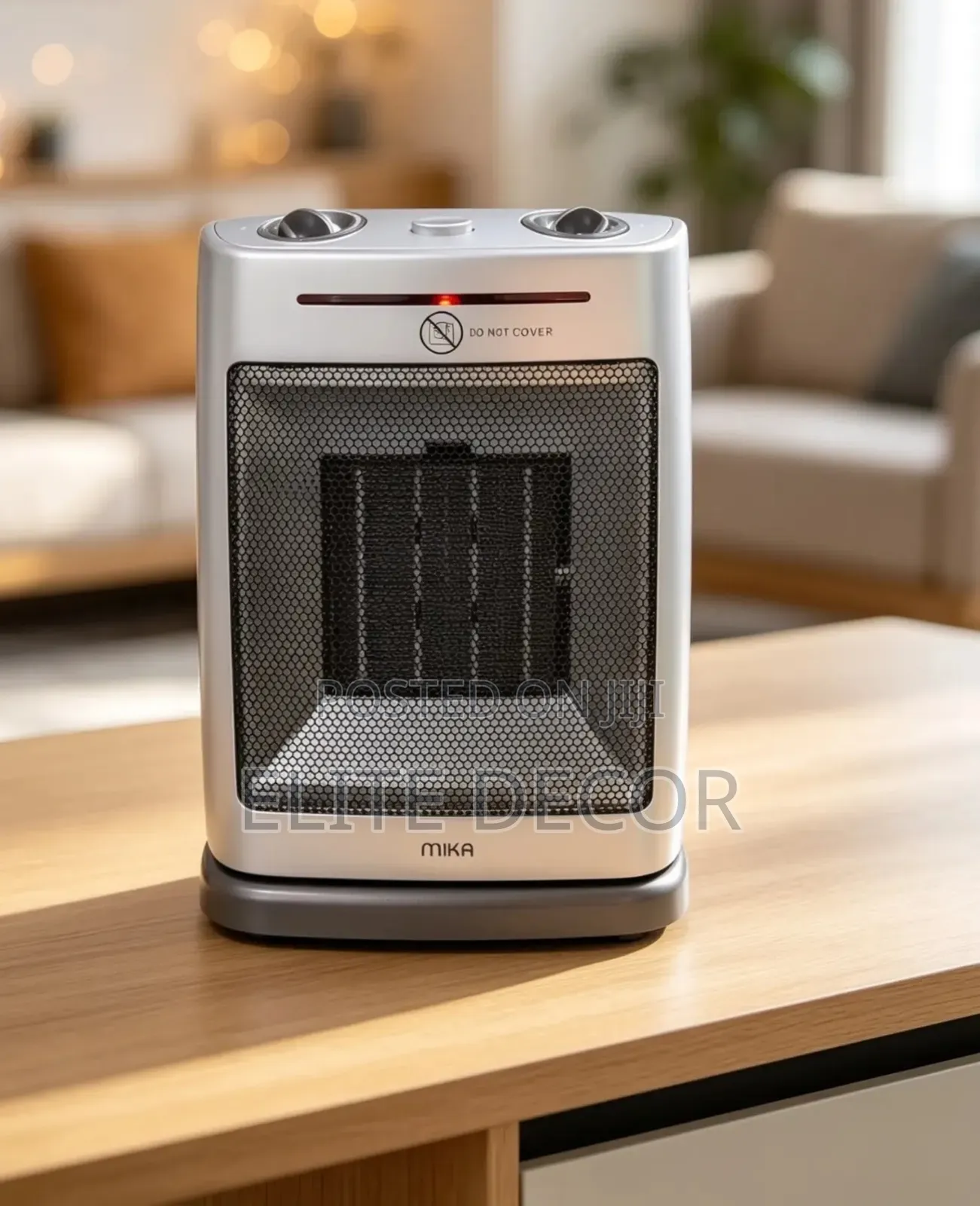 Mika Ceramic Heater 750/1500w – Oscillating Fan Heater With Thermostat