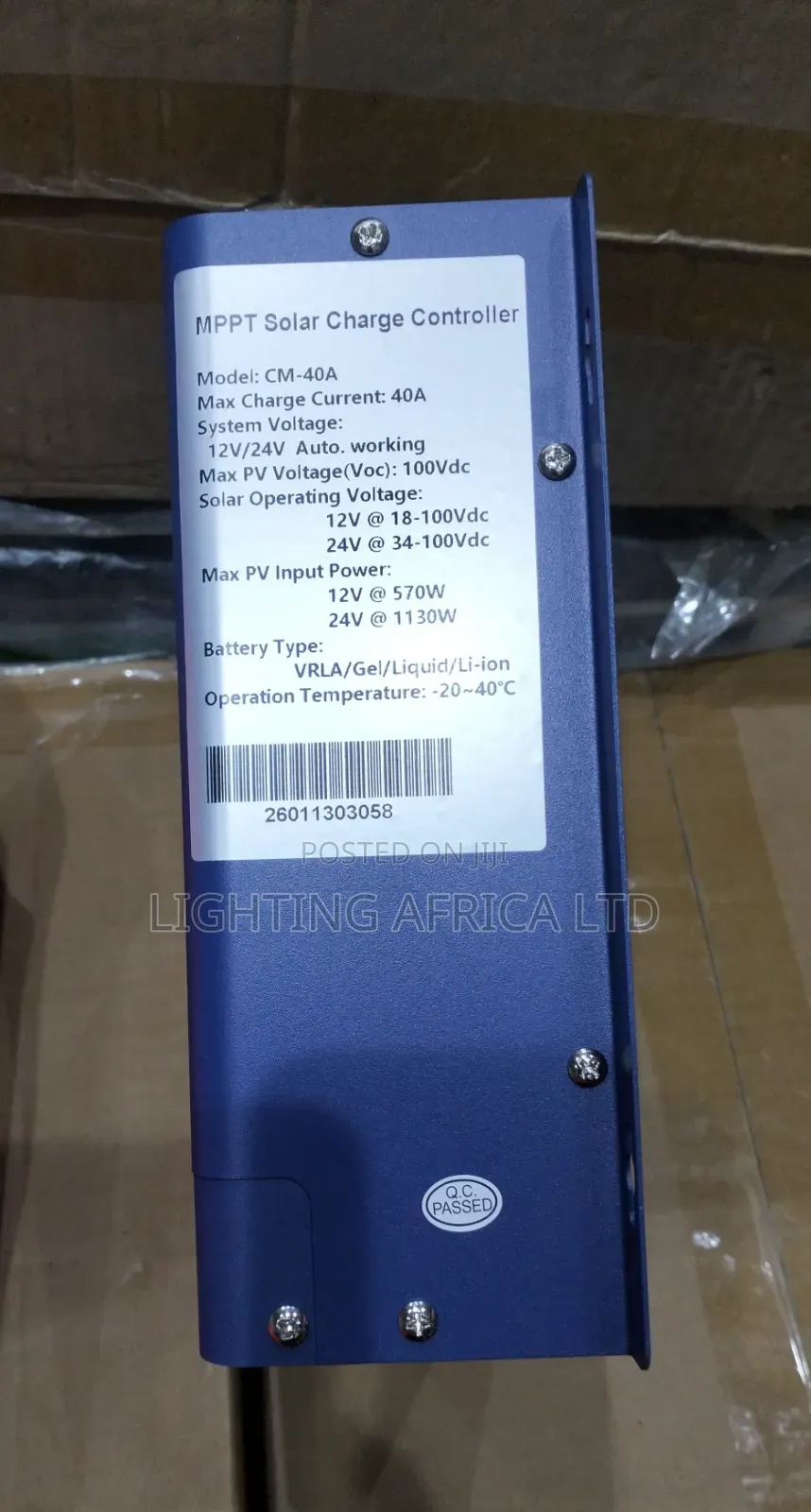 40a Snadi Solar Charger Controller Suitable for 570w - 1130w Solar