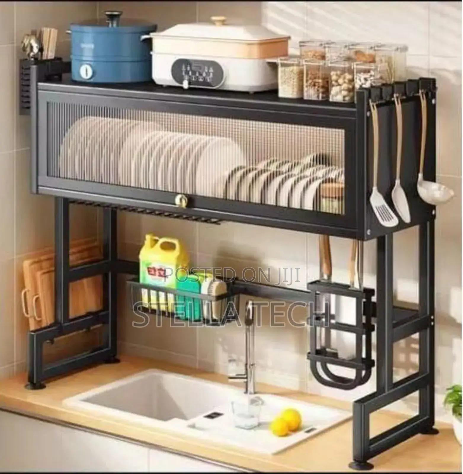 Best Quality 1 Layer Over The Sink With Glass Acrylic Cover Size 65cm