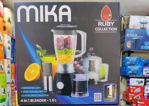 Mika 1.5l 4-in-1 Blender 400w With Grinder, Chopper Ss Filter
