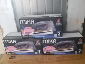 Heavy Duty Mika Dry Iron Box 1200w – Non-Stick Soleplate
