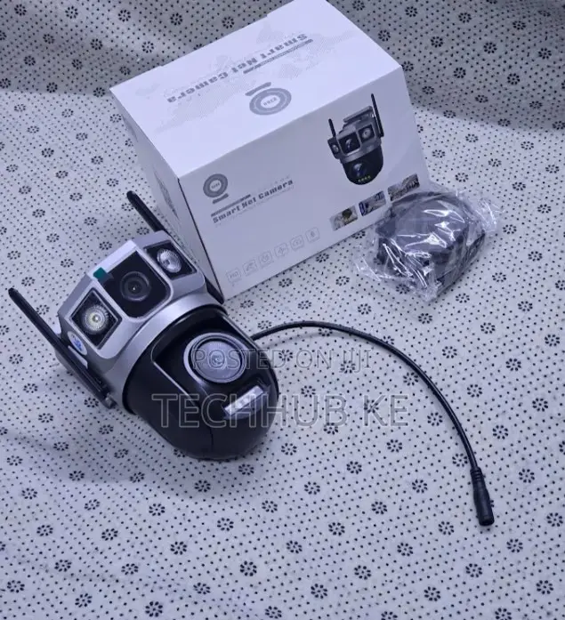 4g Smart Security Camera Dual Lens With Two-Way Audio Mobile App