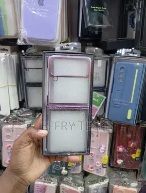 Purple Plating and Clear Protective Samsung Galaxy Z