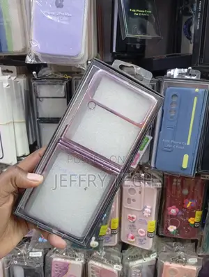 Purple Plating and Clear Protective Samsung Galaxy Z