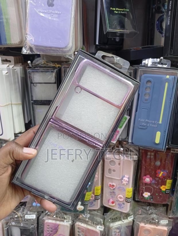 Purple Plating and Clear Protective Samsung Galaxy Z - thumbnail 2