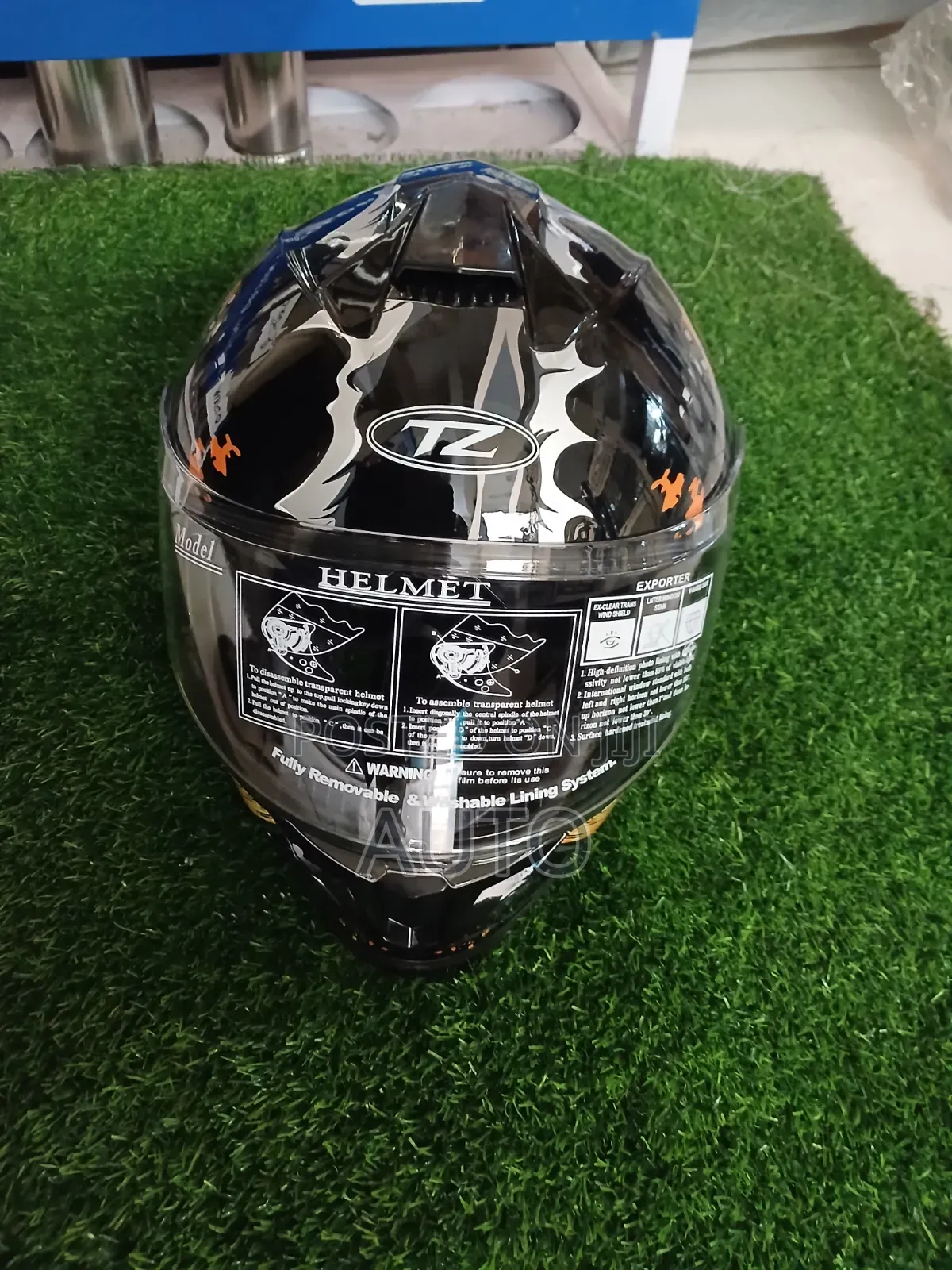 Tz Full Face Motorbike Helmet | Premium Motorcycle Safety Helmet