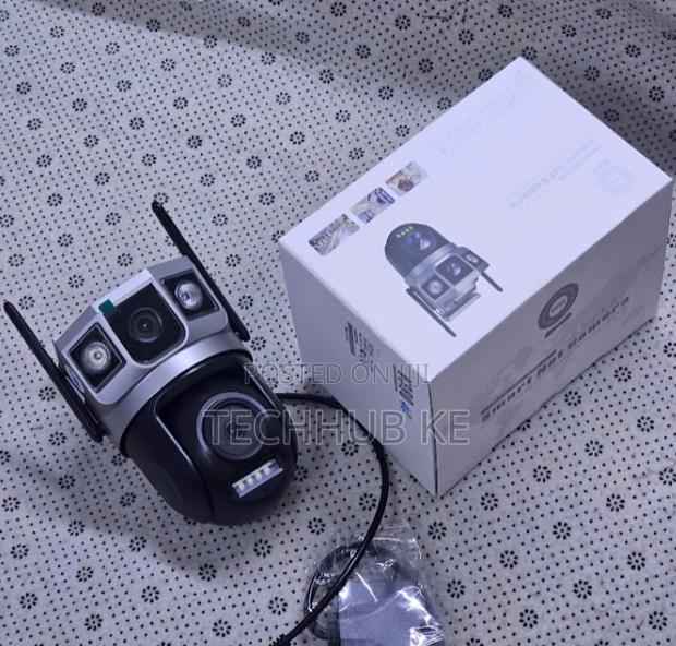 4g Wireless Dual Lens Camera With Human Detection Color Night Vision