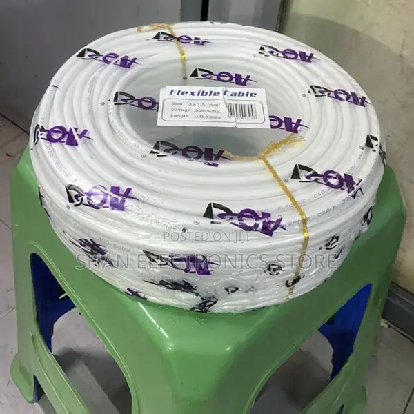 1.5mm 90m Flexible Long Life Twin With Earth Flat Electrical Cable