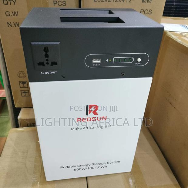 Redsun 500 Watts - 1kwh Portable Lithium Battery Suitable Tv, Laptop