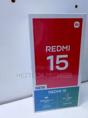 New Xiaomi Redmi 15 128 GB Black