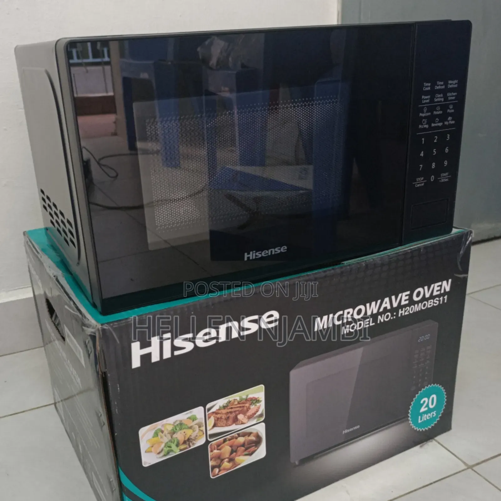 Hisense 700w 20ltrs Digital Microwave -Silver