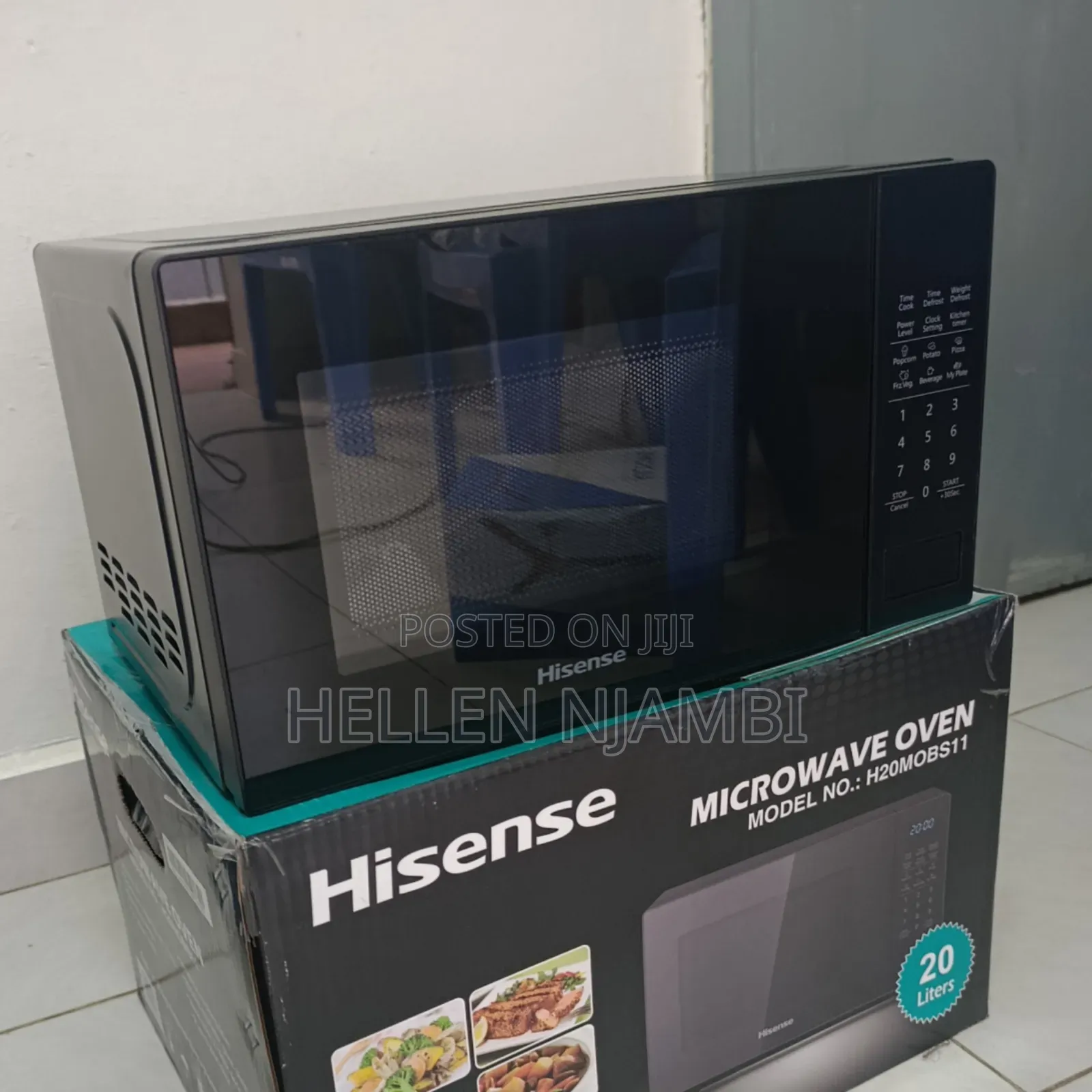 Hisense H20mombs11 20 Liters Digital Microwave, Black