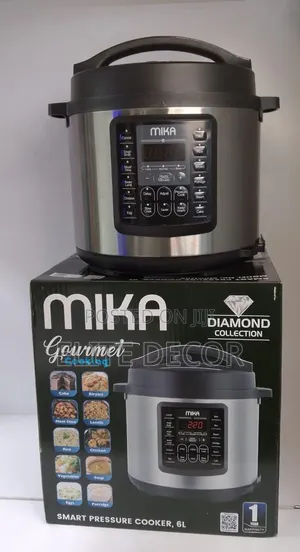 Mika 6l Smart Electric Pressure Cooker 1000w – 15 Preset Programs