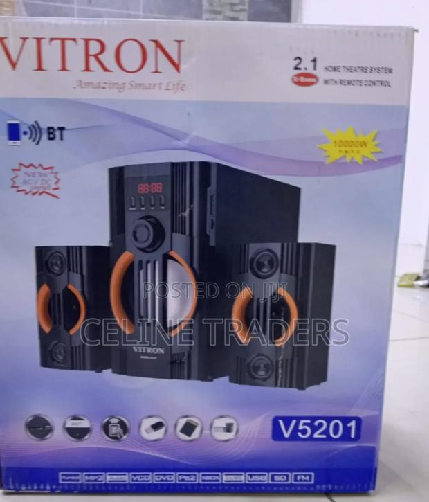 Vitron V5201 2.1 Bluetooth Home Theatre System With Remote Control