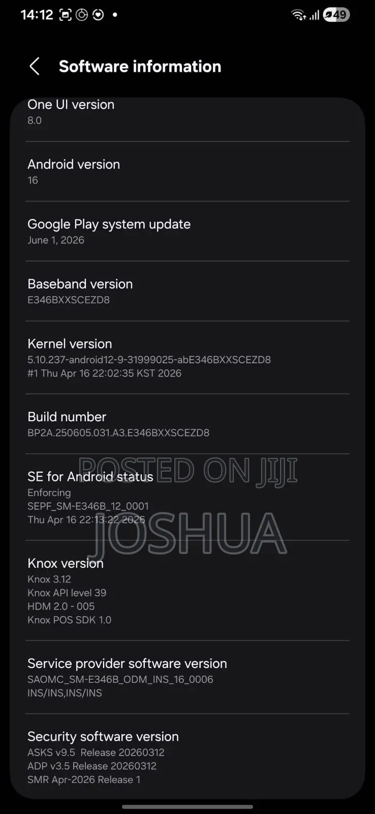 Samsung Galaxy F34 128 GB Black