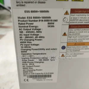 1kwh - 500 Watts Redsun Portable Power Station Home Backup - Laptop