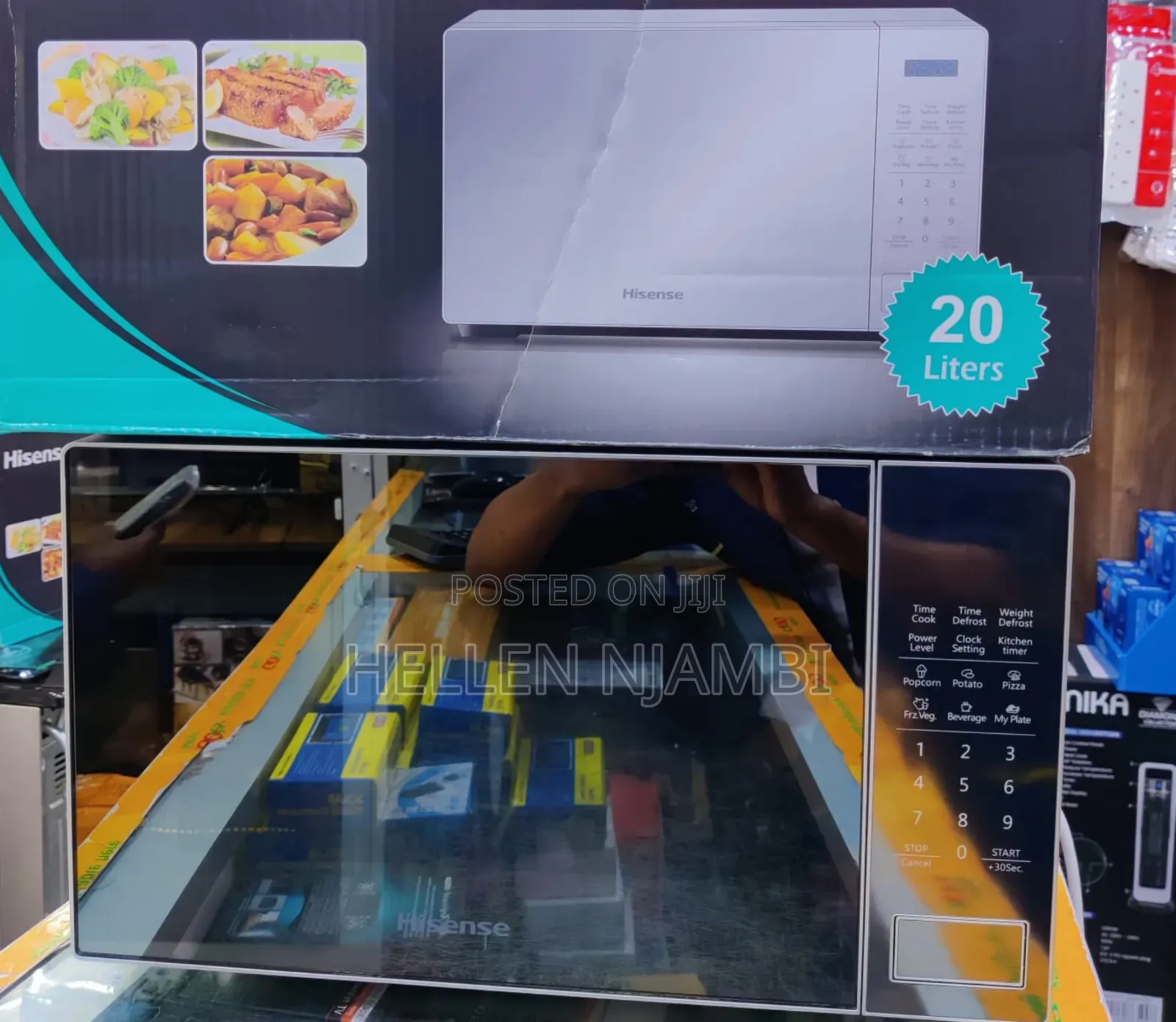 Hisense 700w 20l Digital Microwave - Silver