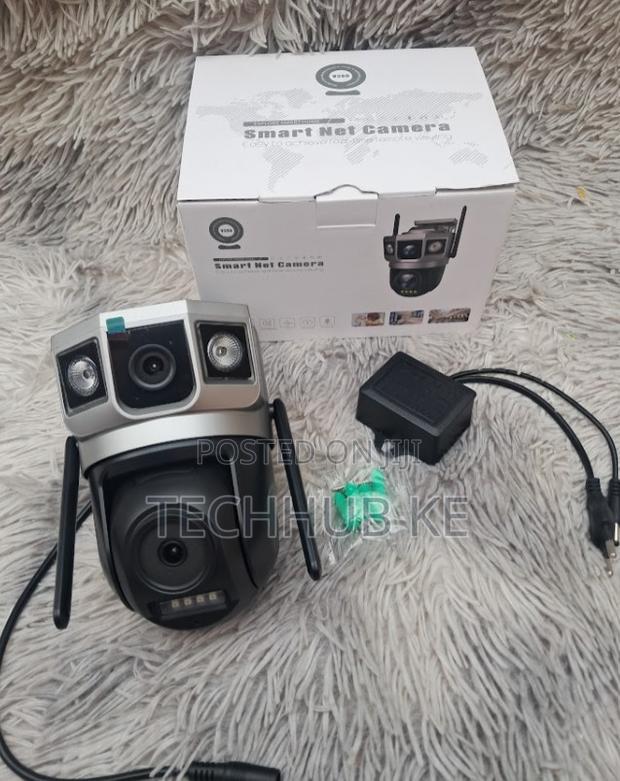4g Dual Lens Ptz Cctv Camera With Sim Card 360° Remote Viewing