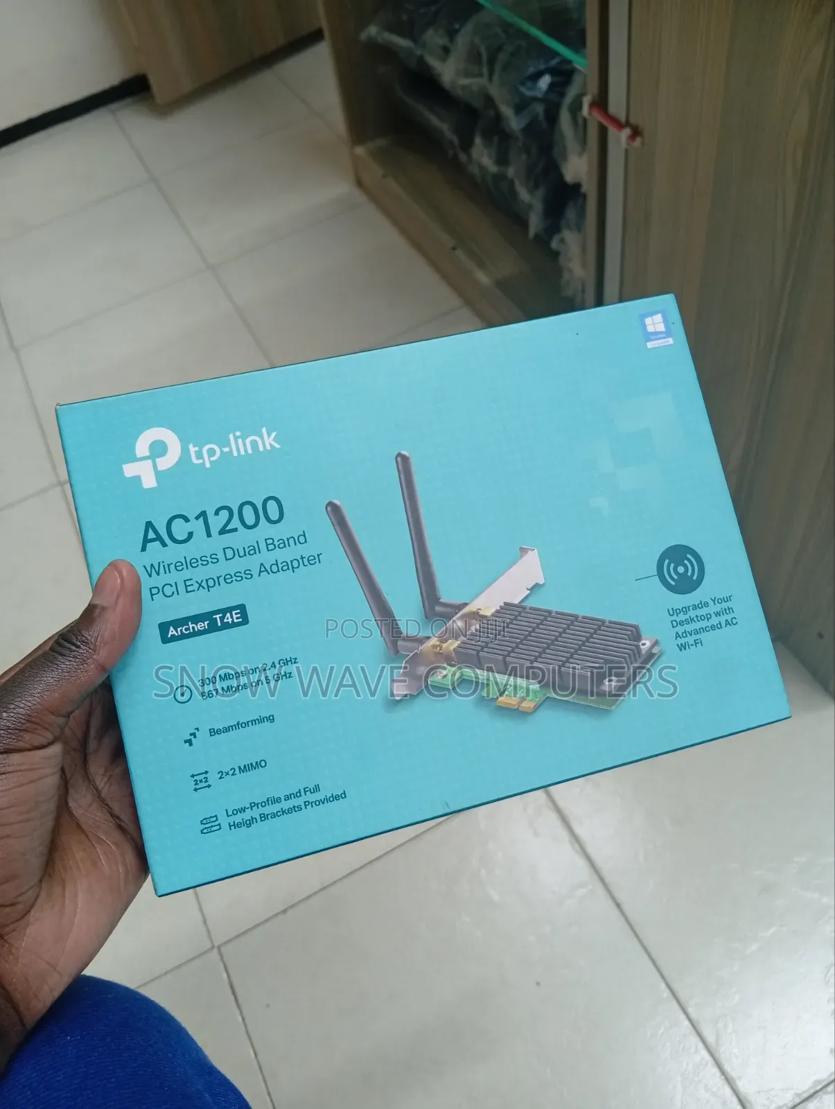Tp Link Ac 1200 300mbps 2.4 Ghz Wireless Dual Band Pci Express Adapter