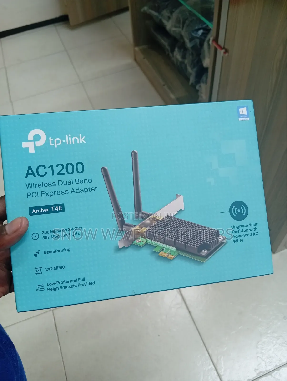 Tp Link Ac 1200 300mbps 2.4 Ghz Wireless Dual Band Pci Express Adapter