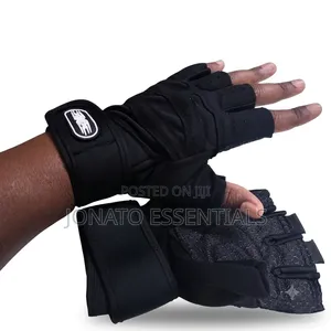 Gym Gloves With Wrist Support Weightlifting Training Hand Gloves Pair
