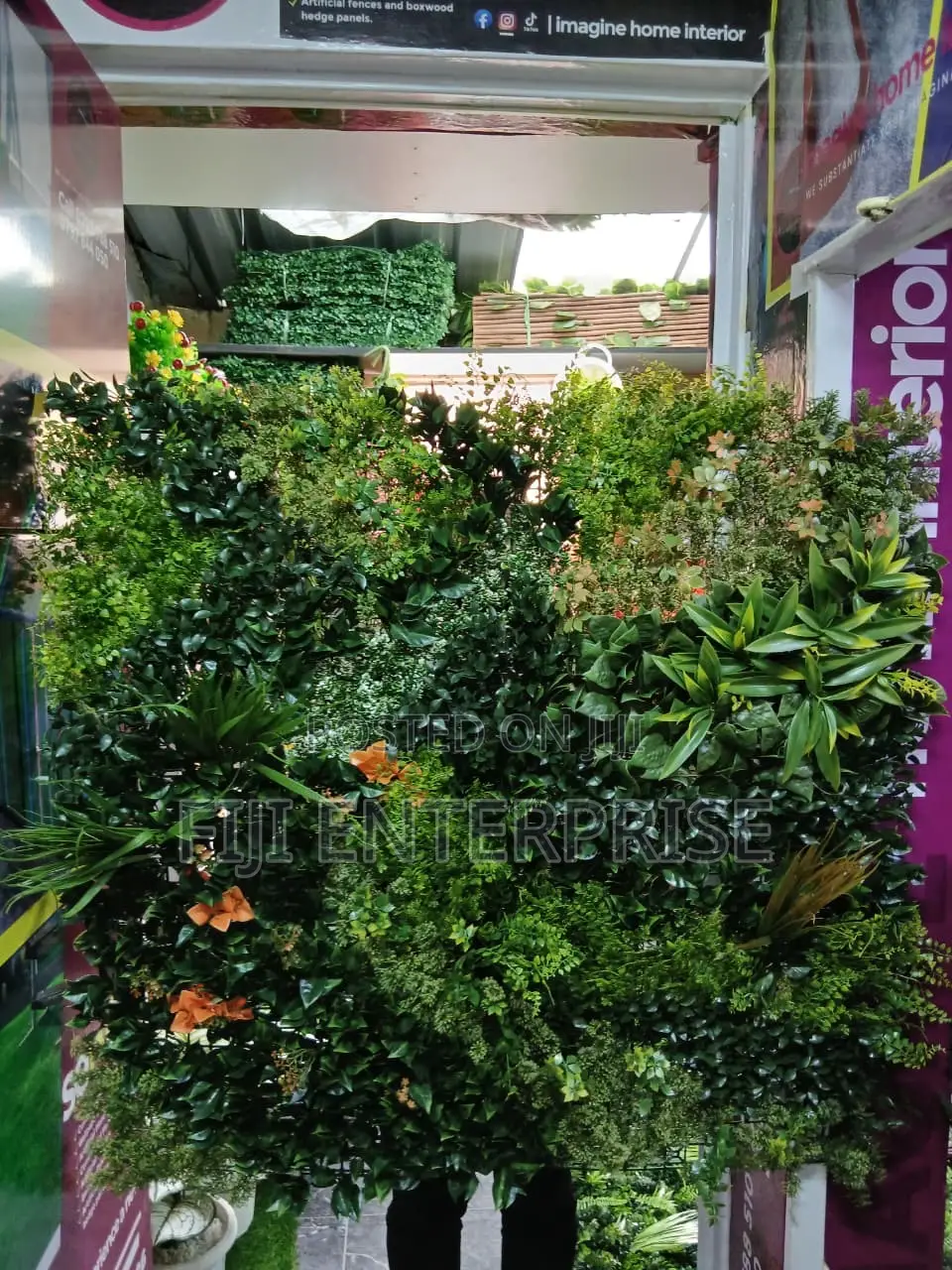 Artificial Boxwood Hedge Panel – 1m×1m | Indoor Outdoor