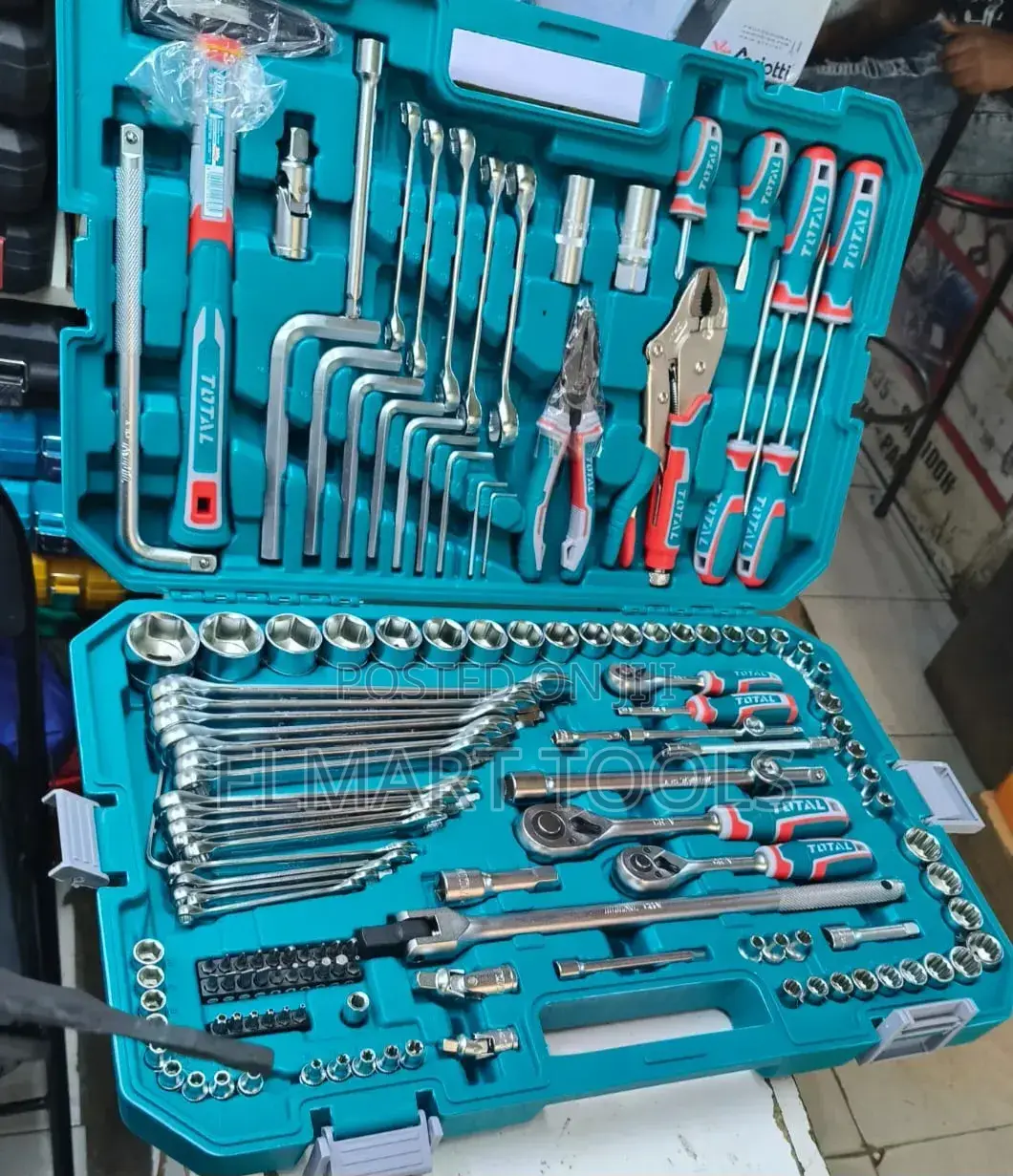 Total 100 PCS Tool Set/Mechanic Tool Set