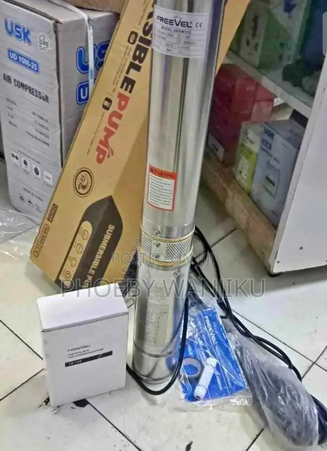 Freevel Submersible Water Pump/Deep Well Water Pump 1hp