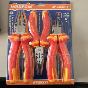 Insulated Pliers Set 3pcs Wadfow Electrical Pliers Industrial 1000v
