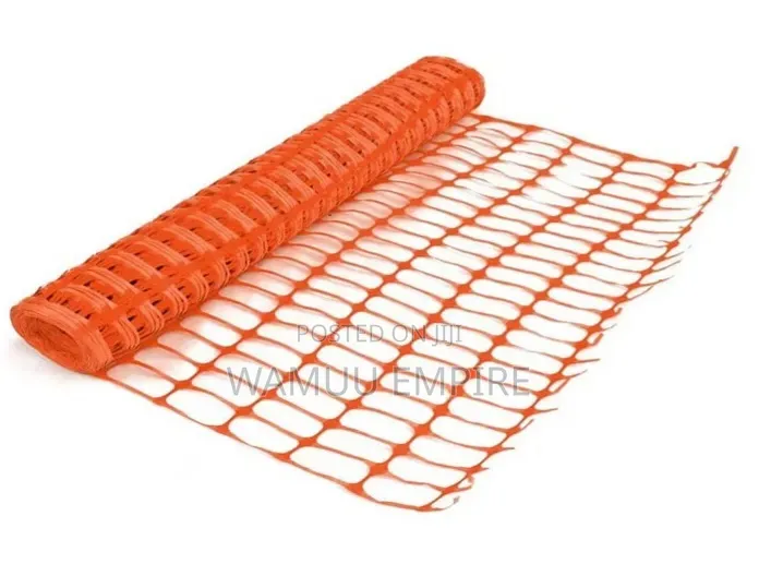 1*50m High-Visibility Orange Safety Barrier Mesh