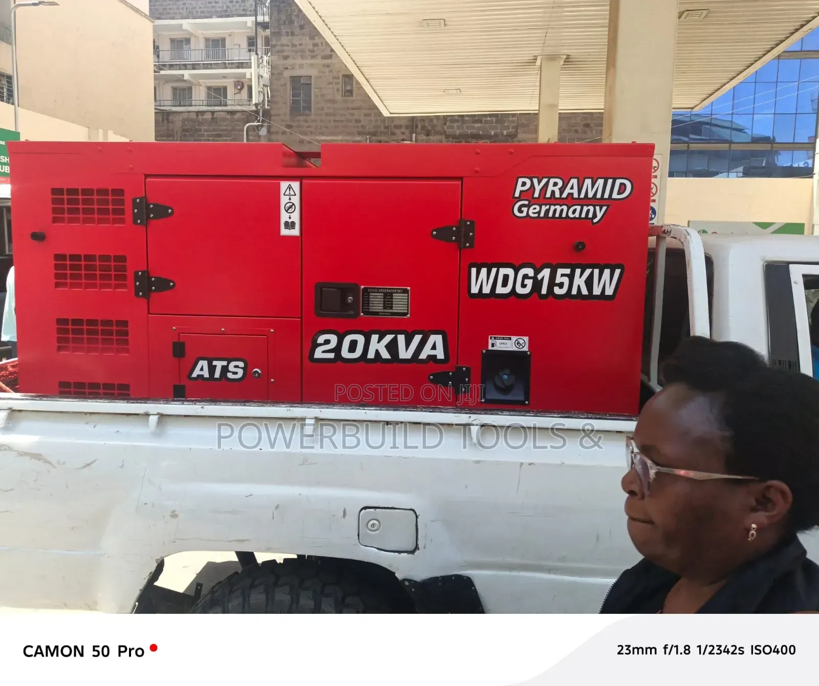 Pyramid Germany Wdg15kw/20kva Three Phase Watercooled Generator