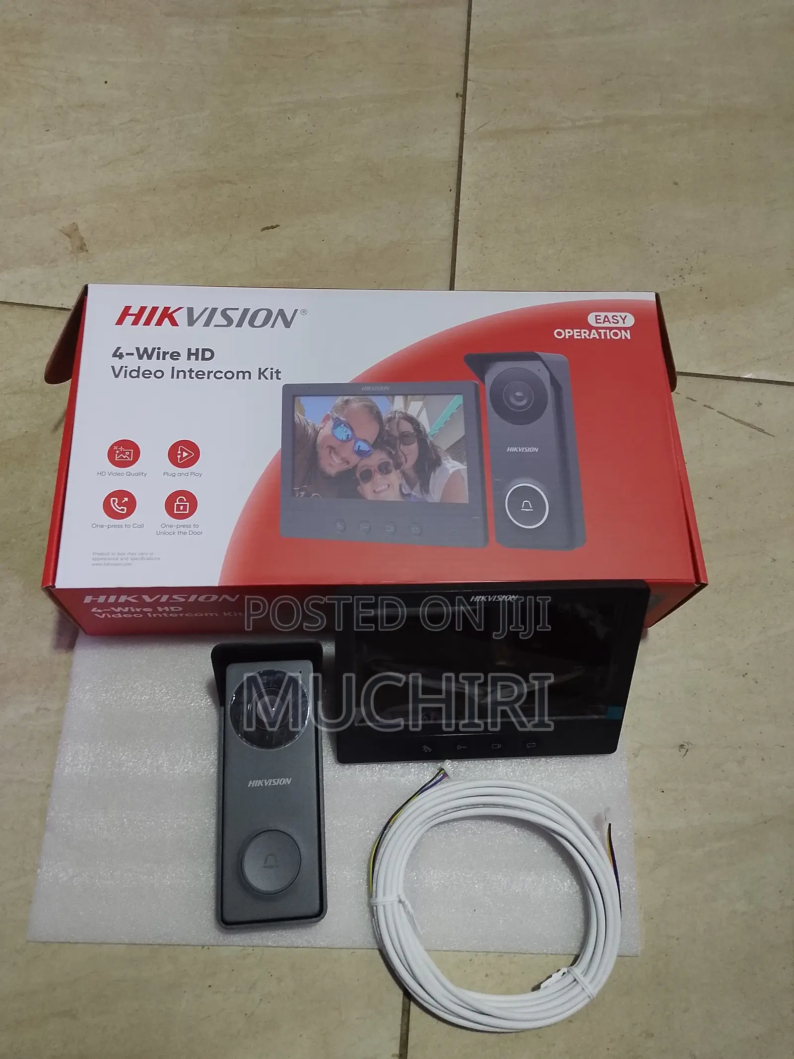 Hikvision Smart Hd Video Door Phone Kit