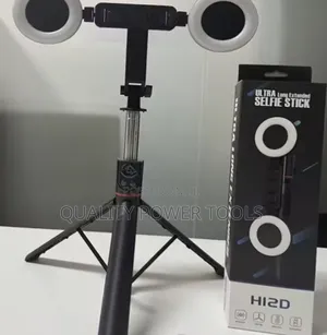 H12d Rotating Ultra Long Extendable Selfie Stick Tripod Stand