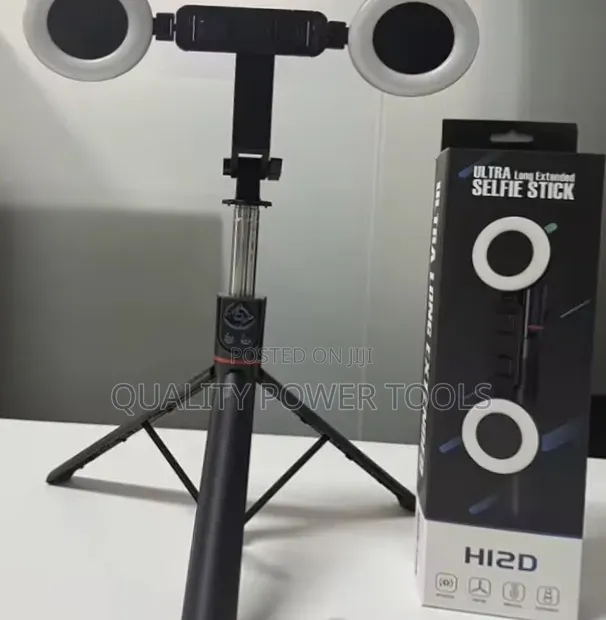 H12d Rotating Ultra Long Extendable Selfie Stick Tripod Stand