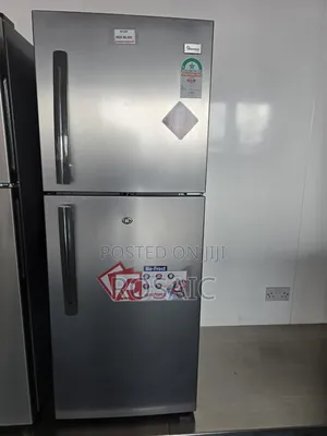 Ramtons Rf/239-196 Litres Double Door No Frost Fridge-Silver.
