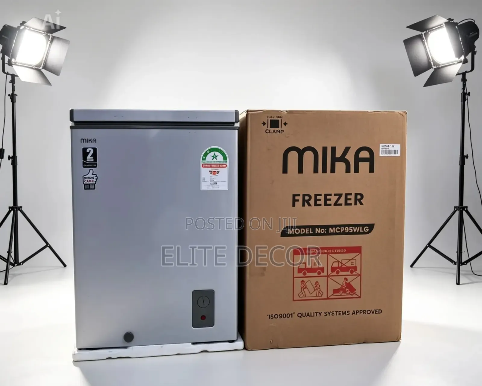 Mika Chest Freezer 95l – Fast Freeze, Energy Efficient, Lock Key