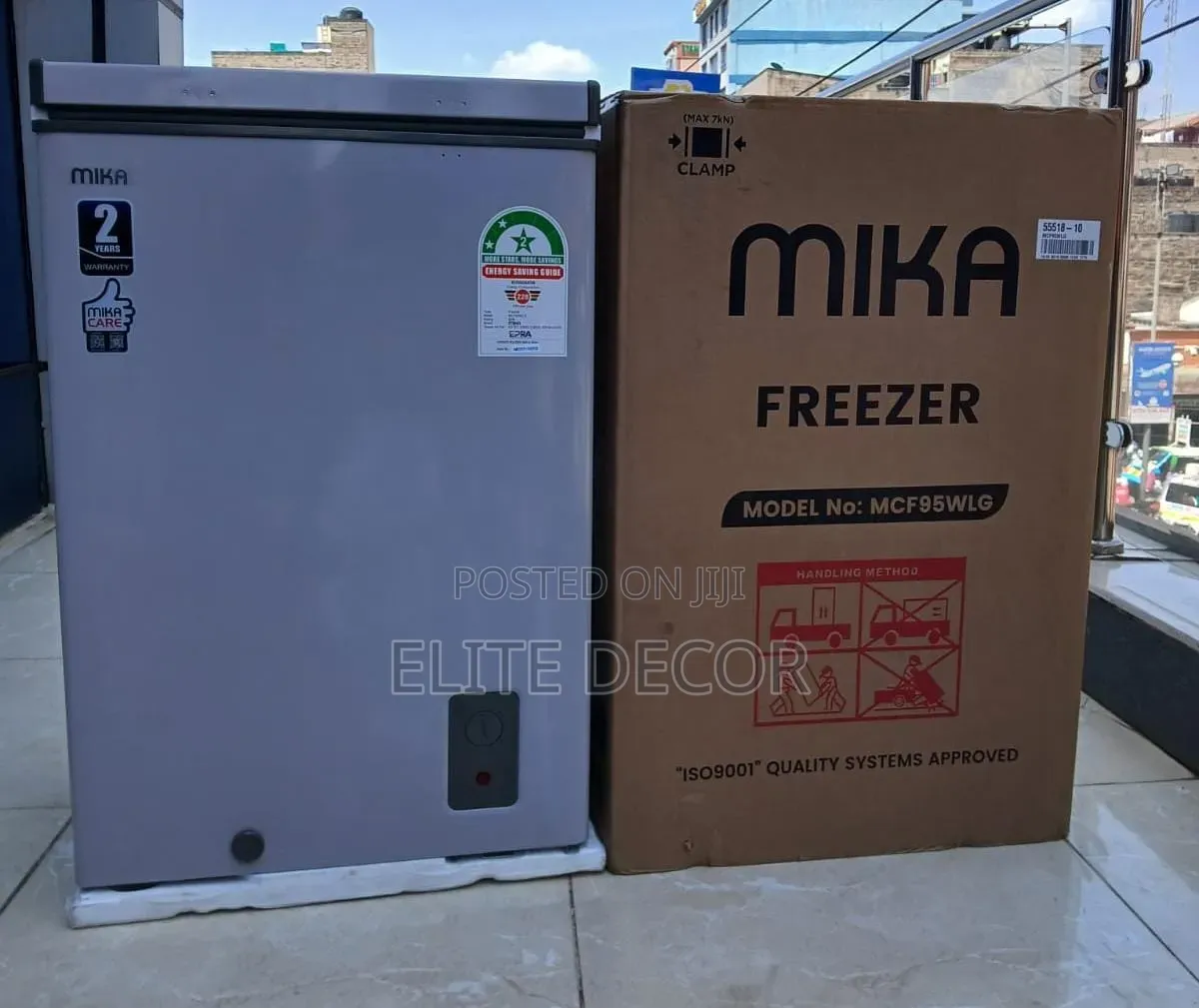 Mika Chest Freezer 95l – Fast Freeze, Energy Efficient, Lock Key
