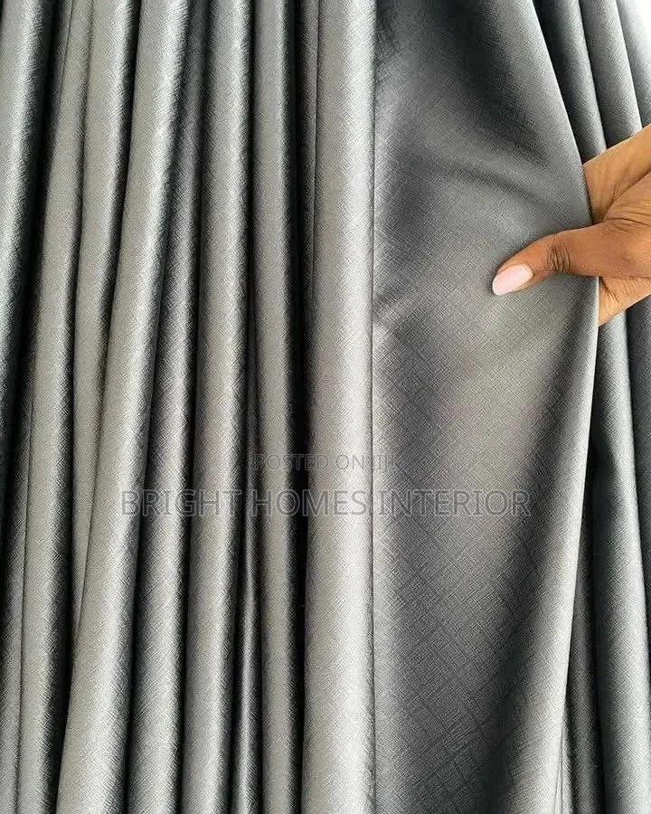 Grey Blackout Curtain Total Light Blocking Blackout Curtain