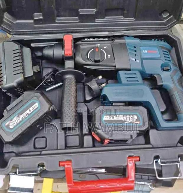 New Arrival Cordless Bosch Rotary Hamner With 2 Batteries - main view